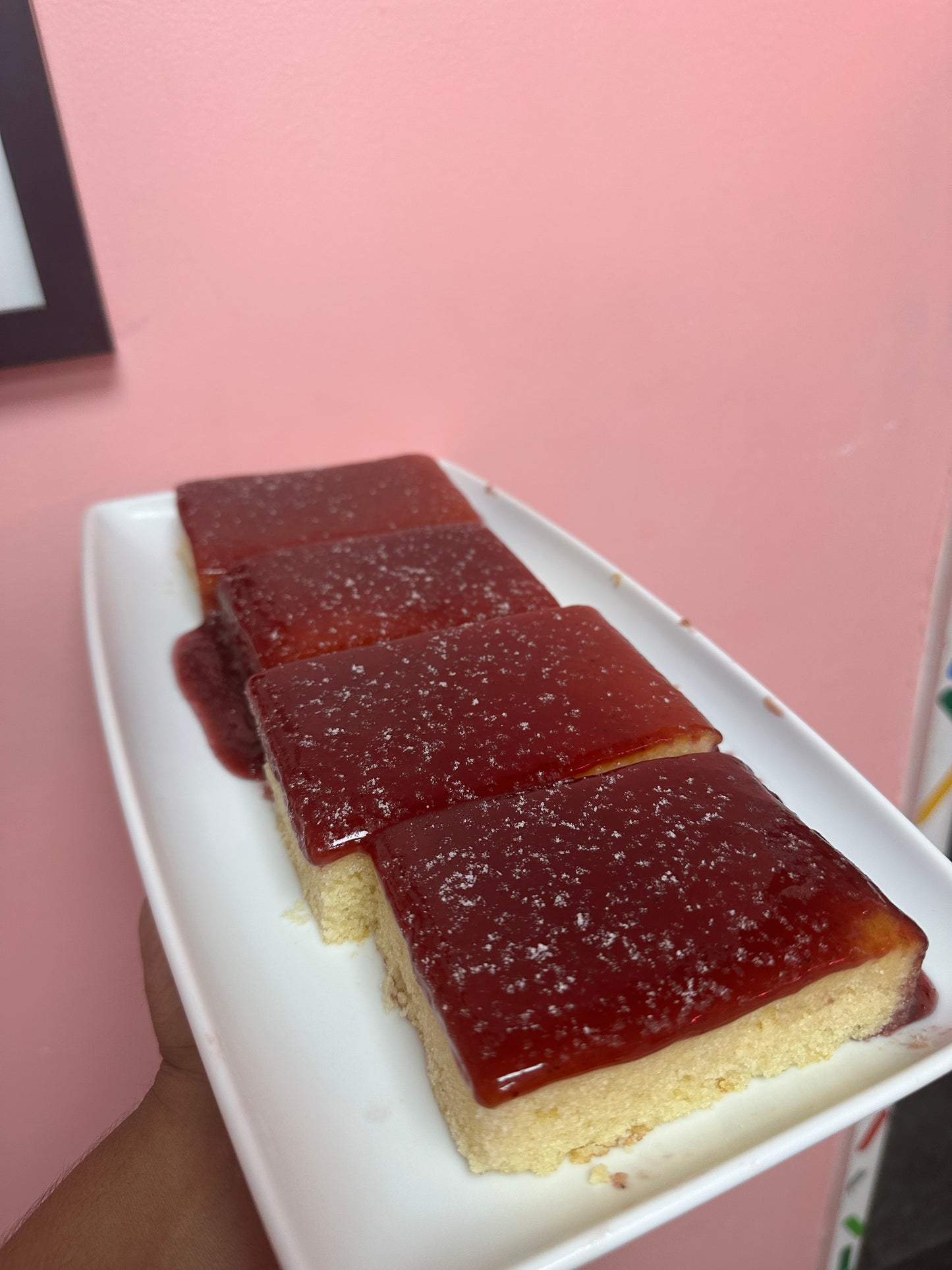 Jam sponge pudding